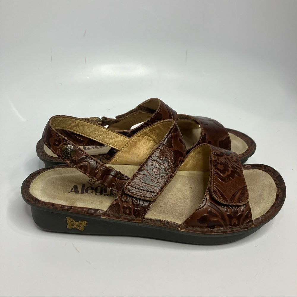 Alegria Verona sandals embossed leather size 37‎